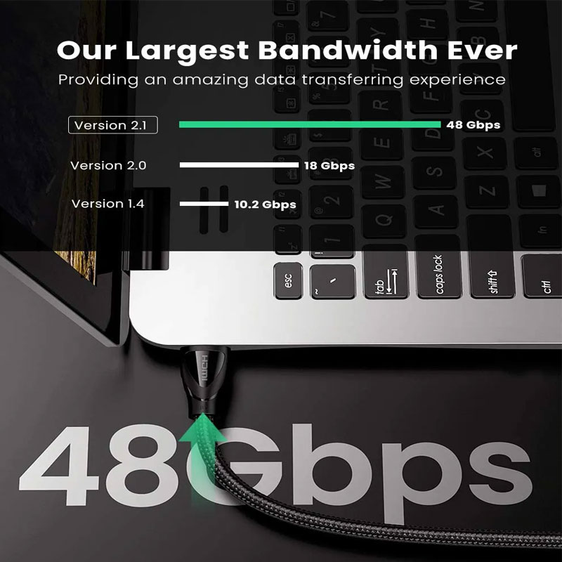 Dây tín hiệu HDMI Ugreen 80401 | chuẩn 2.1 * dài 1M